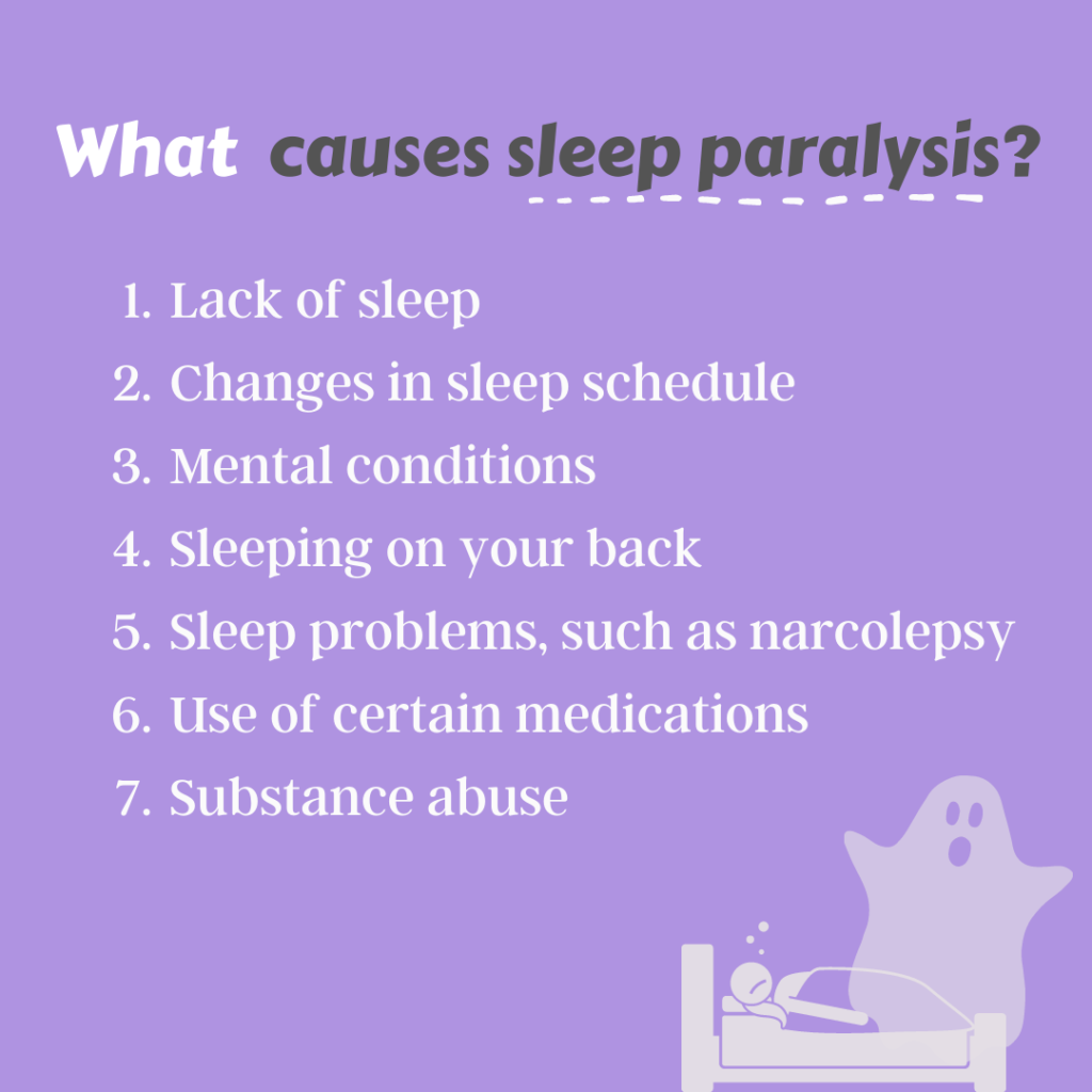 What causes sleep paralysis?